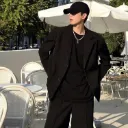 Mens Casual Spring Autumn Suit Jacket