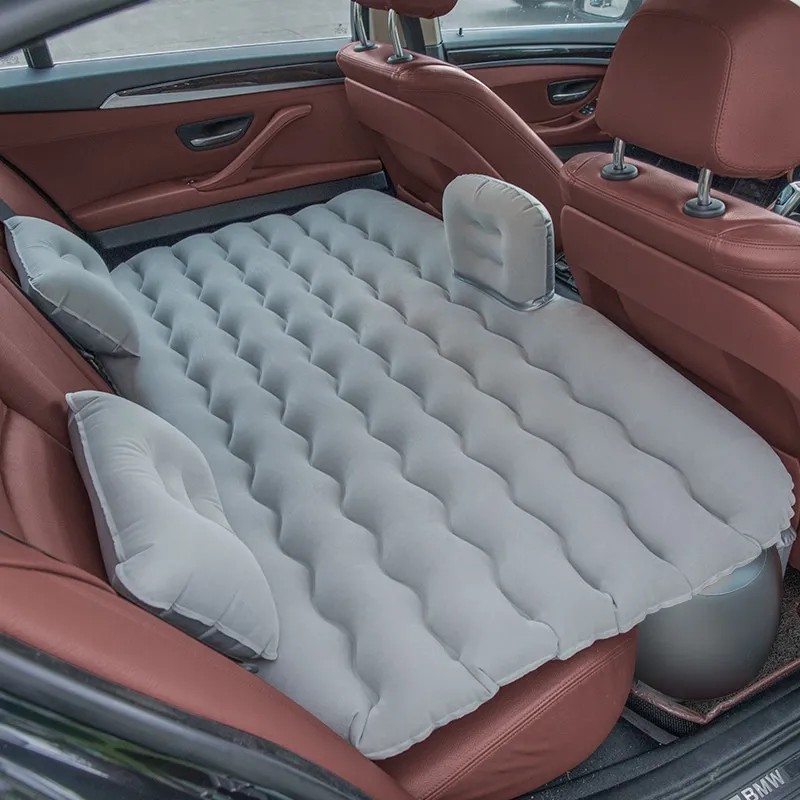 Car Accessories Wave-shaped Inflatable Car Bed (Beige)