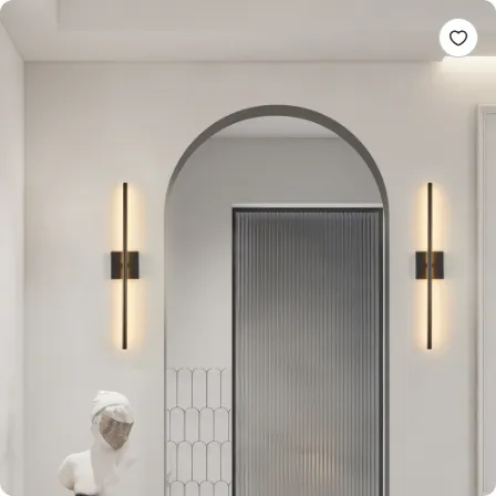 28 Inch 2-Pack Modern LED Wall Sconce